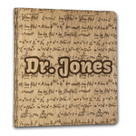 Equations Wood 3-Ring Binder - 1" Letter Size (Personalized)