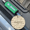 Equations Wood Luggage Tags - Round - Lifestyle