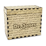 Equations Wood Recipe Box - Laser Engraved (Personalized)