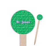 Equations Round Wooden Food Picks (Personalized)