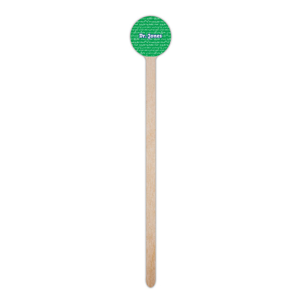 Equations Wooden 6" Stir Stick - Round - Single Stick