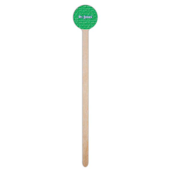 Equations Wooden 7.5" Stir Stick - Round - Single Stick