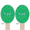 Equations Wooden Food Pick - Oval - Double Sided - Front & Back