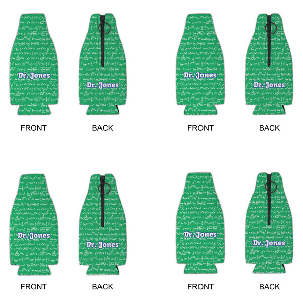 Equations Zipper Bottle Cooler - Set of 4 - APPROVAL