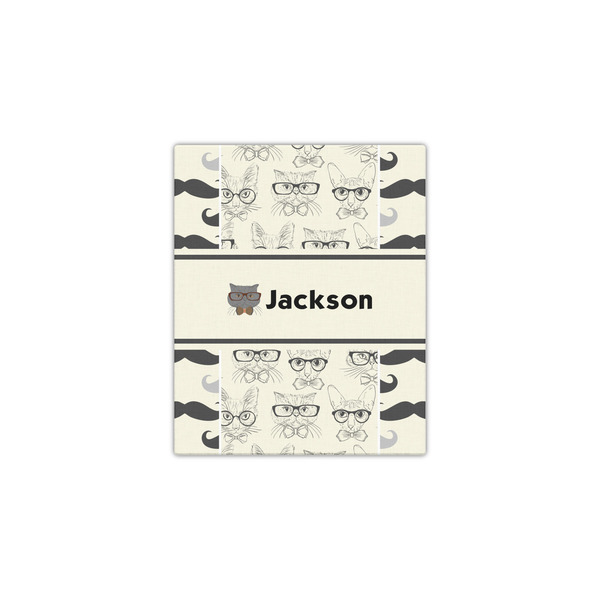 Hipster Cats & Mustache 11x14 - Canvas Print - Front View