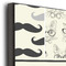 Hipster Cats & Mustache 11x14 Wood Print - Closeup