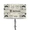 Hipster Cats & Mustache 12" Drum Lampshade - ON STAND (Poly Film)