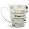Hipster Cats & Mustache 12 Oz Latte Mug (Personalized)