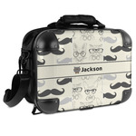 Hipster Cats & Mustache Hard Shell Briefcase (Personalized)