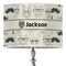 Hipster Cats & Mustache Drum Lamp Shade (Personalized)