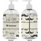 Hipster Cats & Mustache 16 oz Plastic Liquid Dispenser- Approval- White