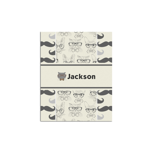 Custom Hipster Cats & Mustache Poster - Multiple Sizes (Personalized)