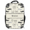 Hipster Cats & Mustache 18" Hard Shell Backpacks - FRONT