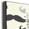 Hipster Cats & Mustache 20x24 Wood Print - Closeup