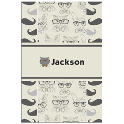 Hipster Cats & Mustache Poster - Matte - 24x36 (Personalized)
