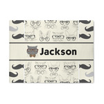 Hipster Cats & Mustache Area Rug (Personalized)