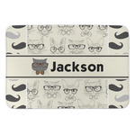 Hipster Cats & Mustache Anti-Fatigue Kitchen Mat (Personalized)