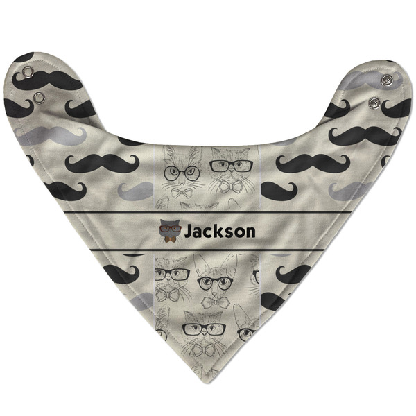 Hipster Cats & Mustache Bandana Flat Approval