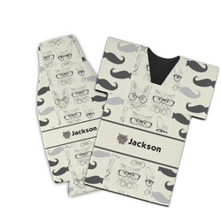 Hipster Cats & Mustache Bottle Cooler (Personalized)