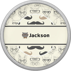 Hipster Cats & Mustache Cabinet Knob (Personalized)