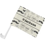 Hipster Cats & Mustache Car Flag - Small w/ Name or Text