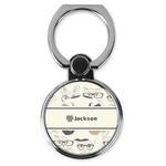 Hipster Cats & Mustache Cell Phone Ring Stand & Holder (Personalized)