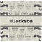 Hipster Cats & Mustache Ceramic Tile Hot Pad (Personalized)