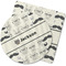 Hipster Cats & Mustache Rubber Backed Coaster (Personalized)