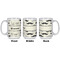 Hipster Cats & Mustache Coffee Mug - 15 oz - White APPROVAL