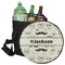 Hipster Cats & Mustache Collapsible Personalized Cooler & Seat