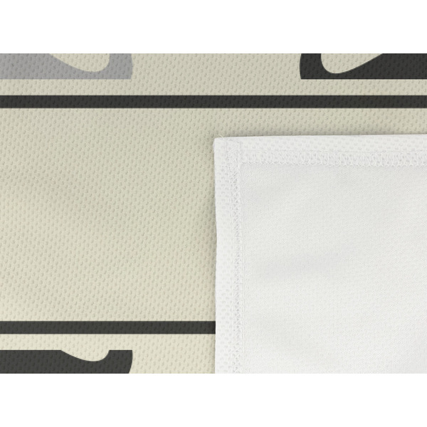 Hipster Cats & Mustache Cooling Towel- Detail