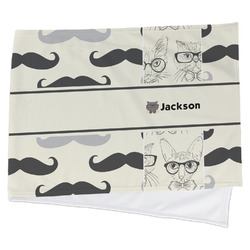 Hipster Cats & Mustache Cooling Towel (Personalized)