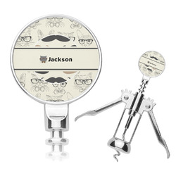 Hipster Cats & Mustache Corkscrew (Personalized)