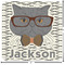 Hipster Cats & Mustache Custom Shape Iron On Patches - L - APPROVAL