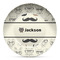Hipster Cats & Mustache DecoPlate Oven and Microwave Safe Plate - Main