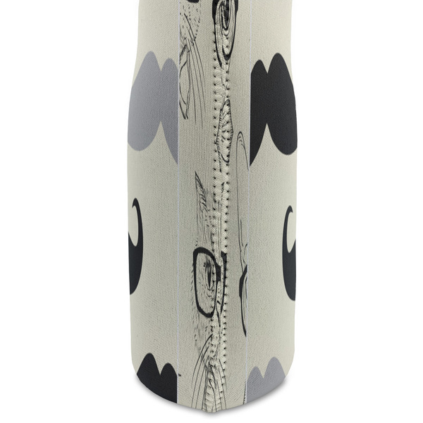 Hipster Cats & Mustache Double Wine Tote - DETAIL 2 (new)