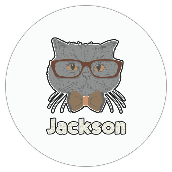 Hipster Cats & Mustache Drink Topper - XSmall - Single