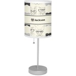 Hipster Cats & Mustache 7" Drum Lamp with Shade Polyester (Personalized)