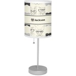 Hipster Cats & Mustache Lamp with Drum Shade (Personalized)