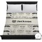 Hipster Cats & Mustache Duvet Cover - Full / Queen (Personalized)