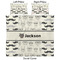 Hipster Cats & Mustache Duvet Cover Set - King - Approval