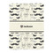Hipster Cats & Mustache Duvet Cover - Twin - Front
