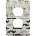 Hipster Cats & Mustache Electric Outlet Plate