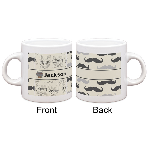 Hipster Cats & Mustache Espresso Cup - Apvl