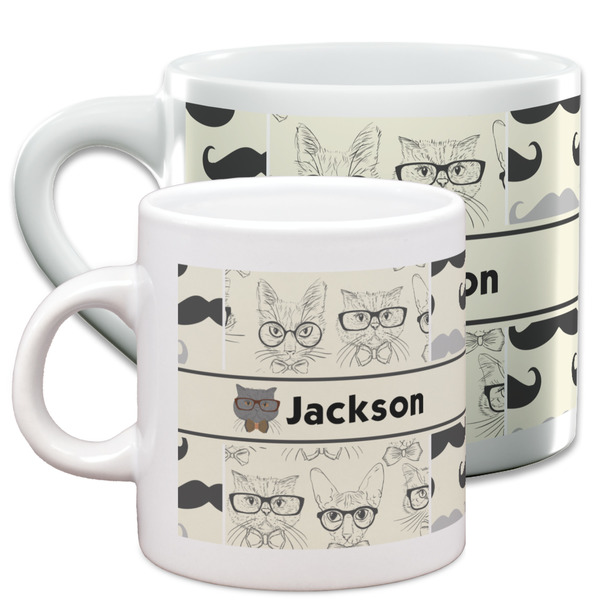 Hipster Cats & Mustache Espresso Mugs - Main Parent