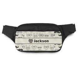 Hipster Cats & Mustache Fanny Pack (Personalized)