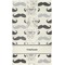 Hipster Cats & Mustache Finger Tip Towel - Full View