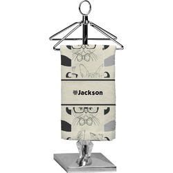 Hipster Cats & Mustache Finger Tip Towel - Full Print (Personalized)