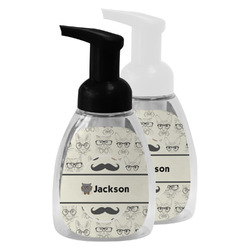 Hipster Cats & Mustache Foam Soap Bottle (Personalized)
