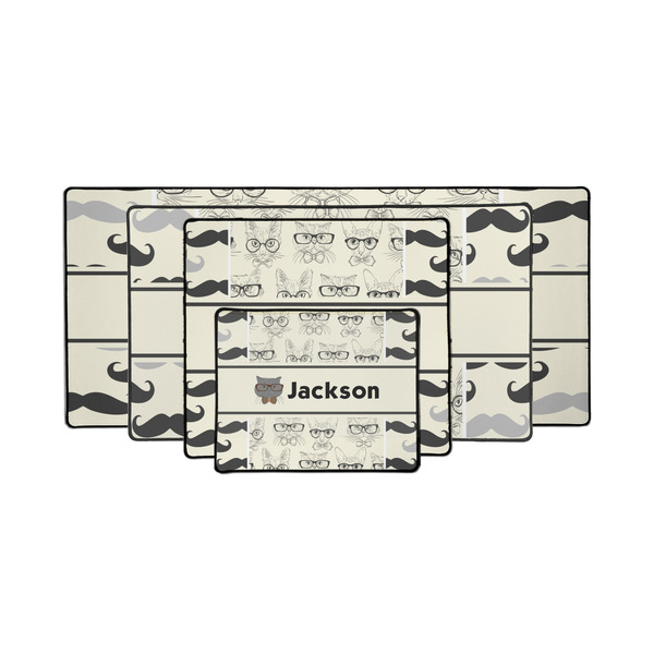 Hipster Cats & Mustache Gaming Mats - PARENT/MAIN